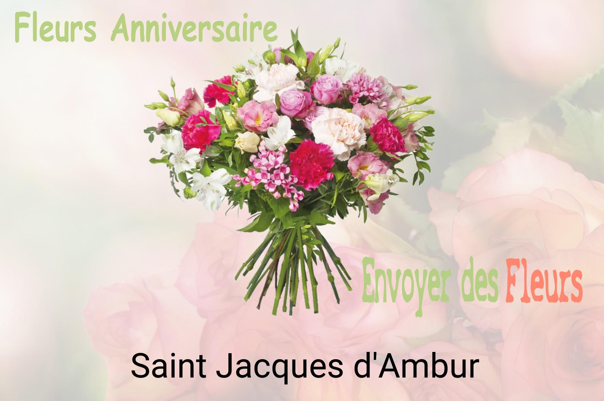 Bouquet de fleurs d’anniversaire livré à Saint-Jacques-d'Ambur