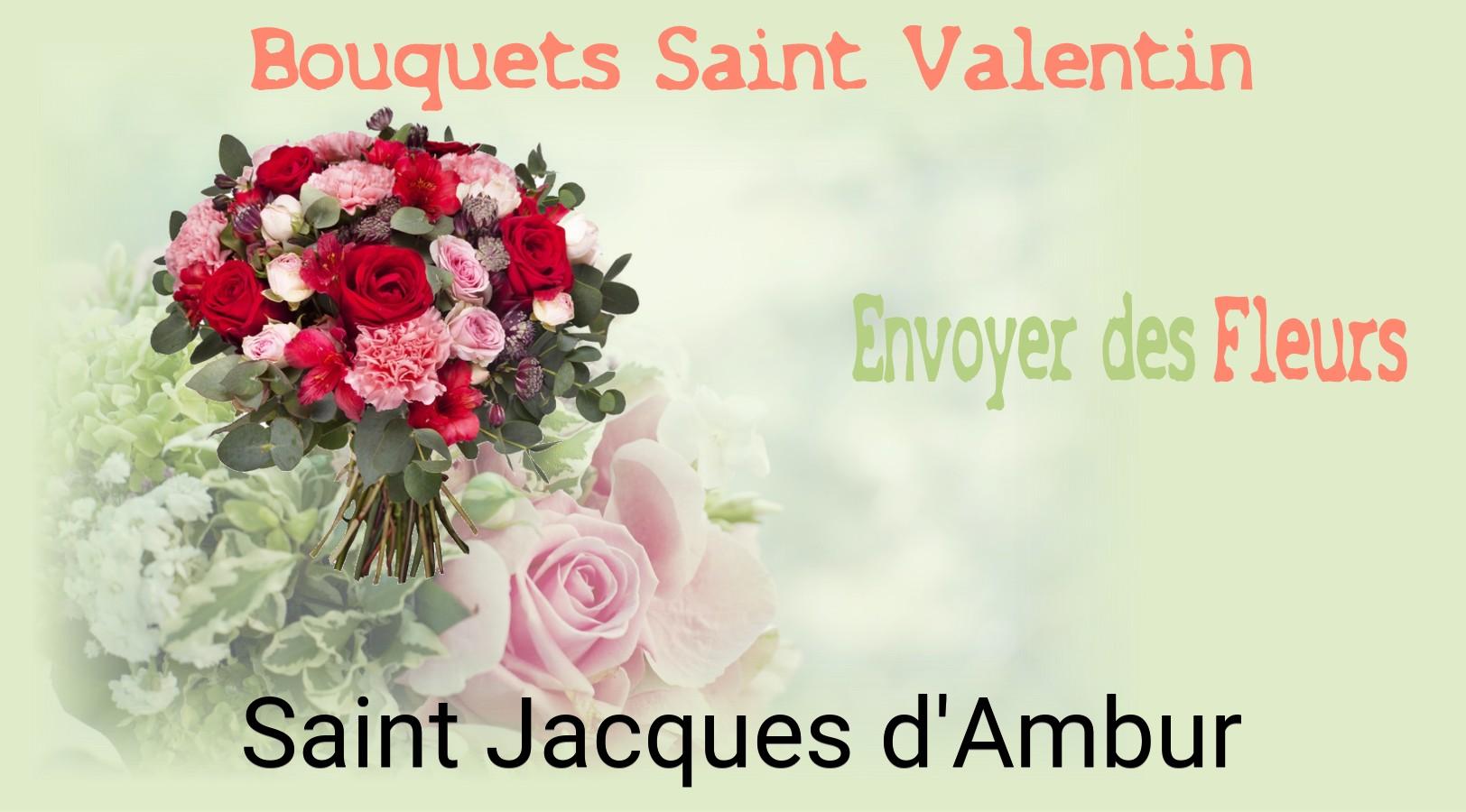 Roses de Saint-Valentin livrées à Saint-Jacques-d'Ambur